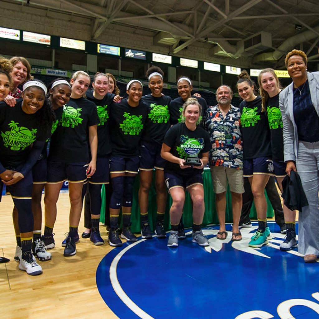 No. 6 Notre Dame tops No. 3 South Carolina for Gulf Coast Showcase women’s crown