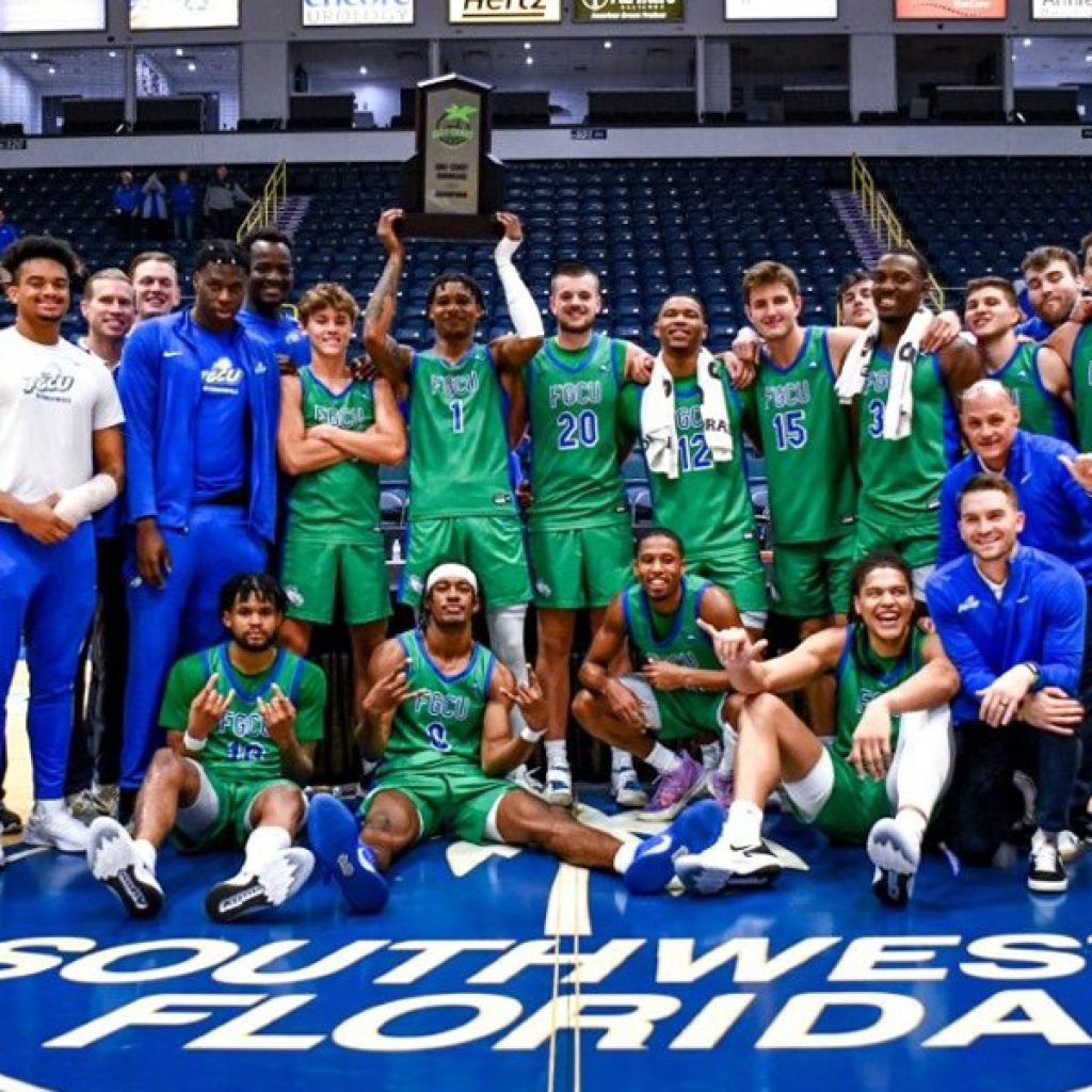 FGCU rolls to Gulf Coast Showcase men’s championship in front of hometown crowd